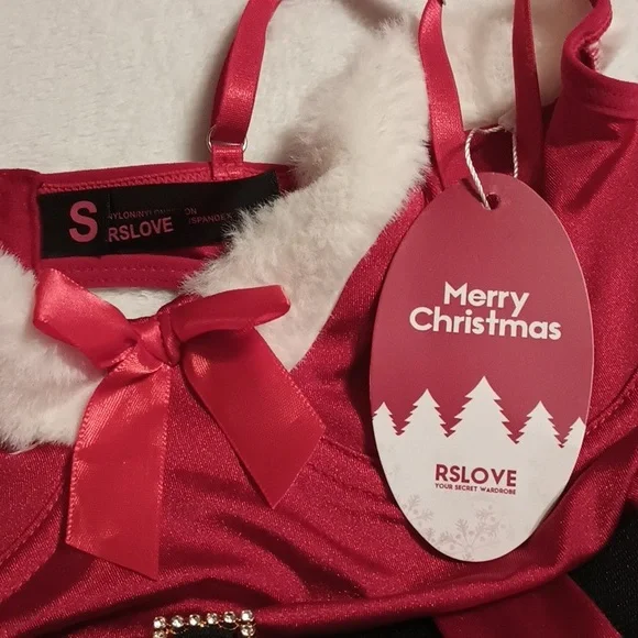 RSLOVE Red and White Santa Chemise - Picture 6 of 12